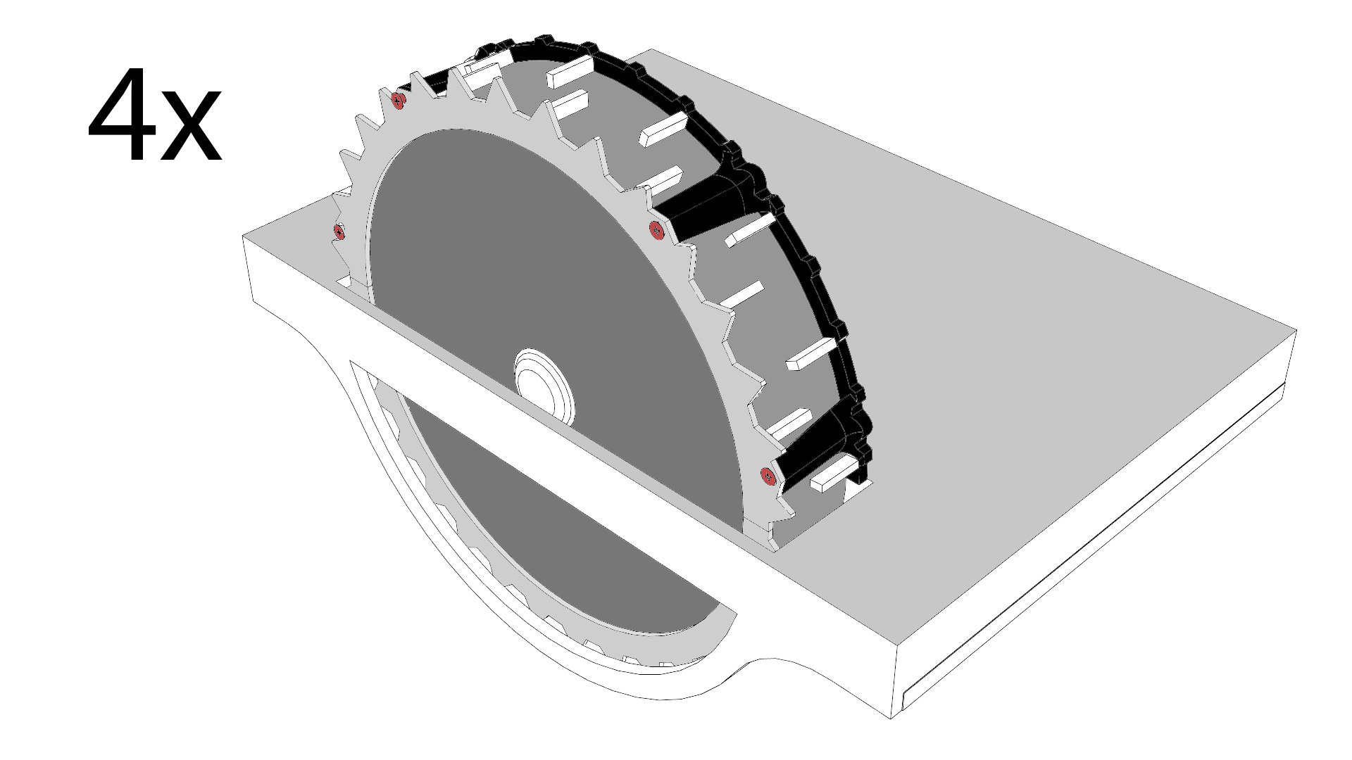 SECURA Antriebsräder Für Gardena Mähroboter R80Li - 2x Ersatzräder Kompatibel