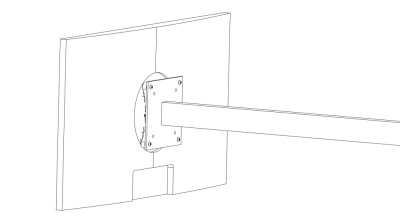 ox-g27 Adaptateur VESA