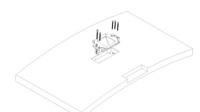 Q-E32003R VESA adapter (V2)