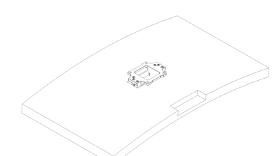 Q-E32003R VESA adapter (V2)