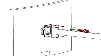 Q-E32003R VESA-adapter (V2)