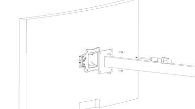 Q-E32003R VESA adapter (V2)