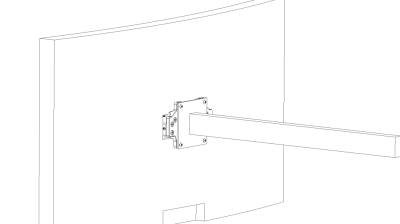 Q-E32003R VESA adapter (V2)