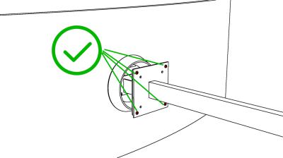 VS100-YG9 VESA Adapter
